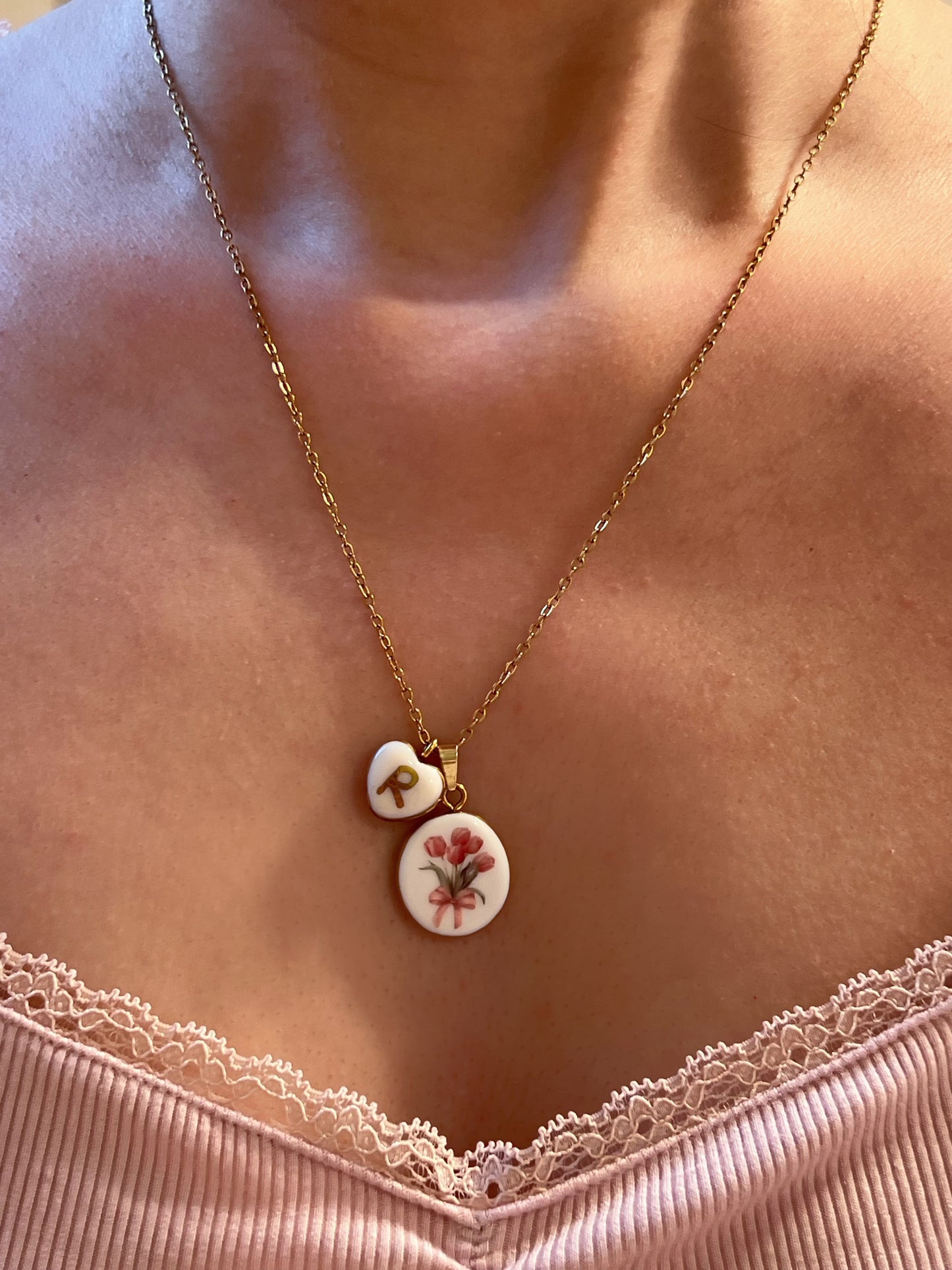Tulips Bouquet Necklace