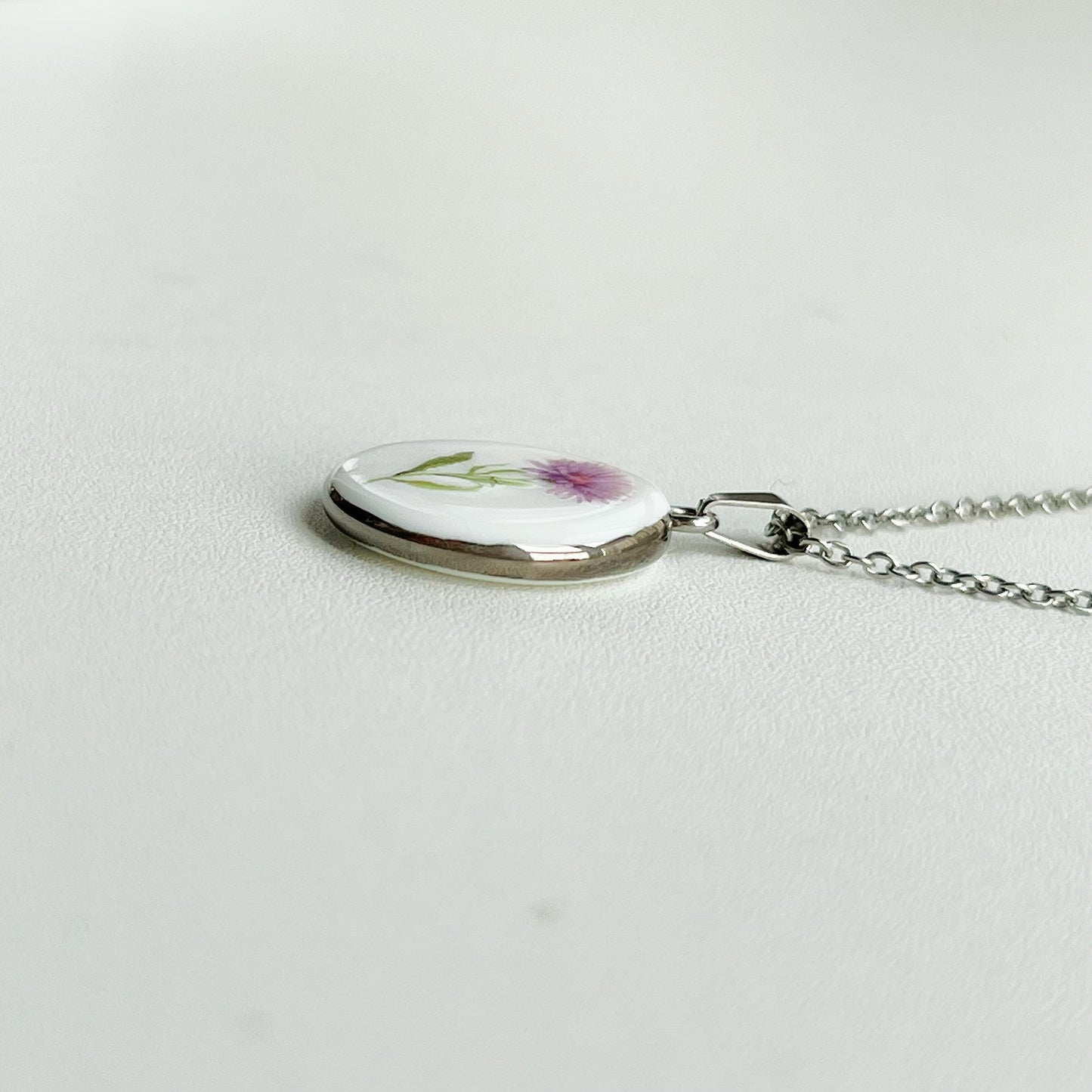 Aster Necklace September Birth Month Flower