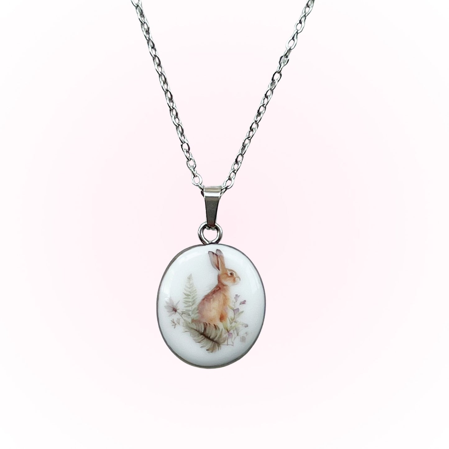 Cute honey bunny necklace