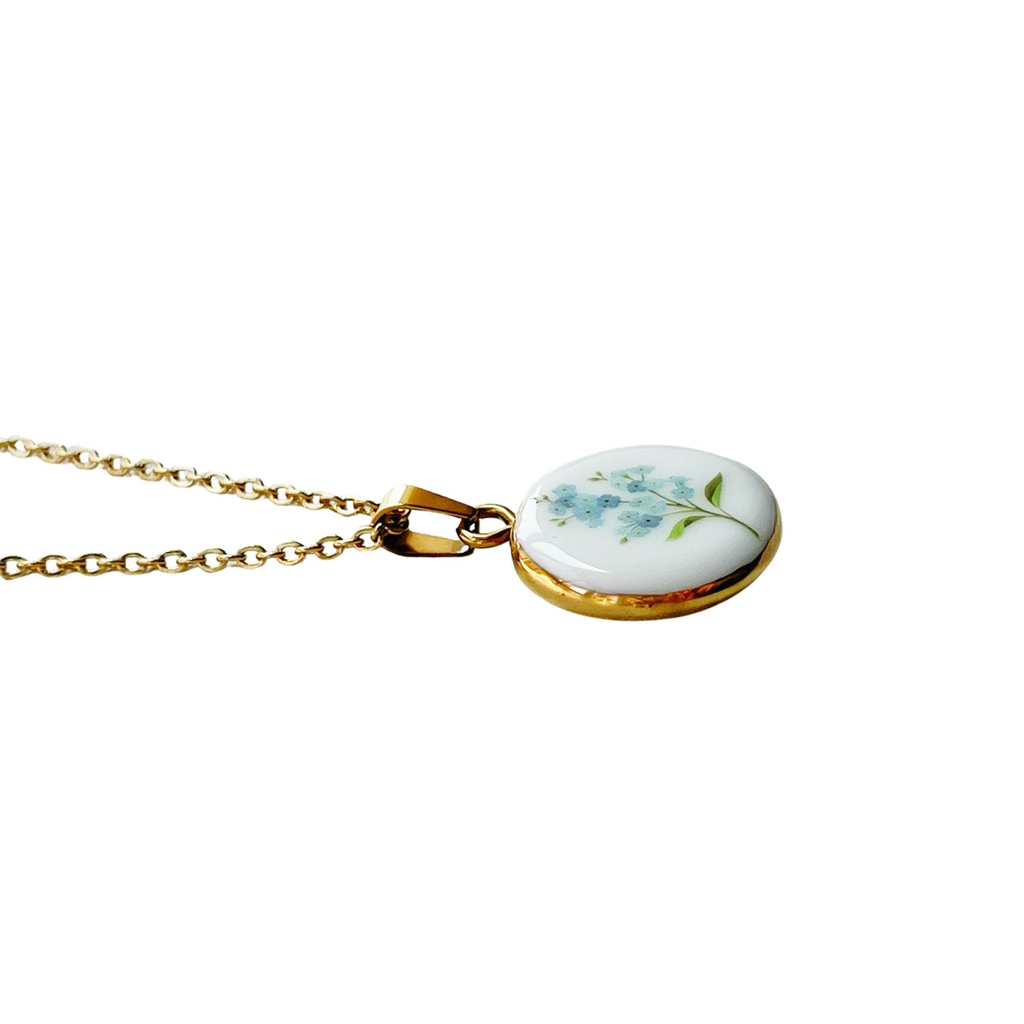 Forget me not necklace