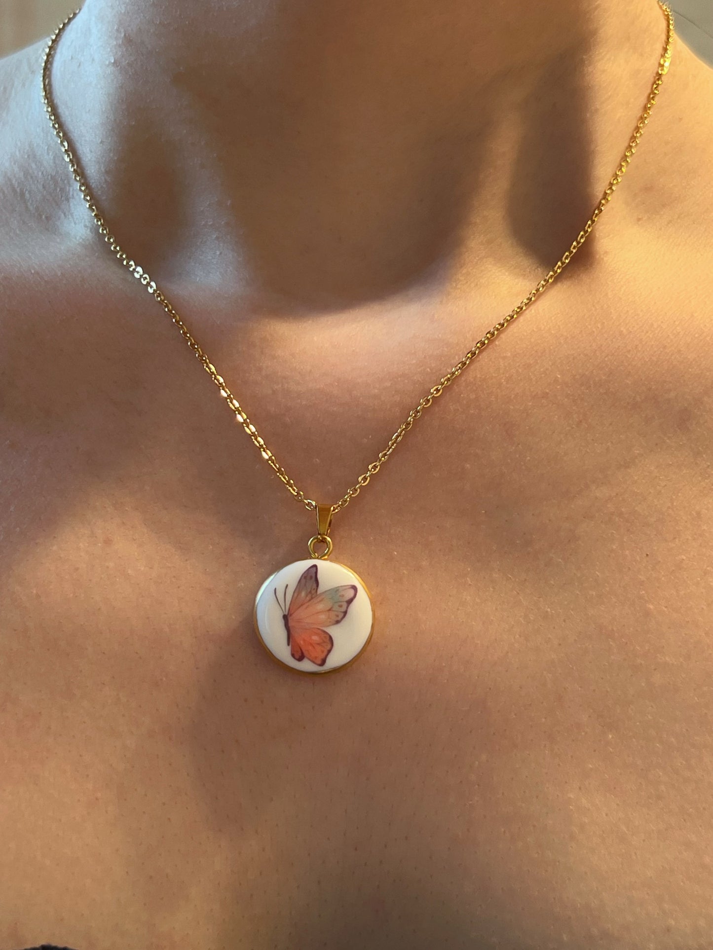 Beautiful butterfly necklace