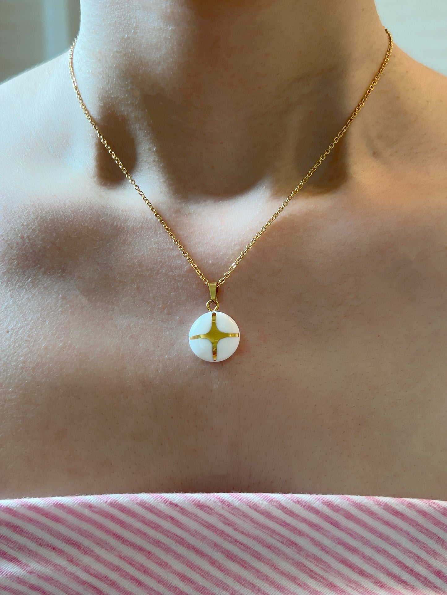 Lucky Bead-Cross Star