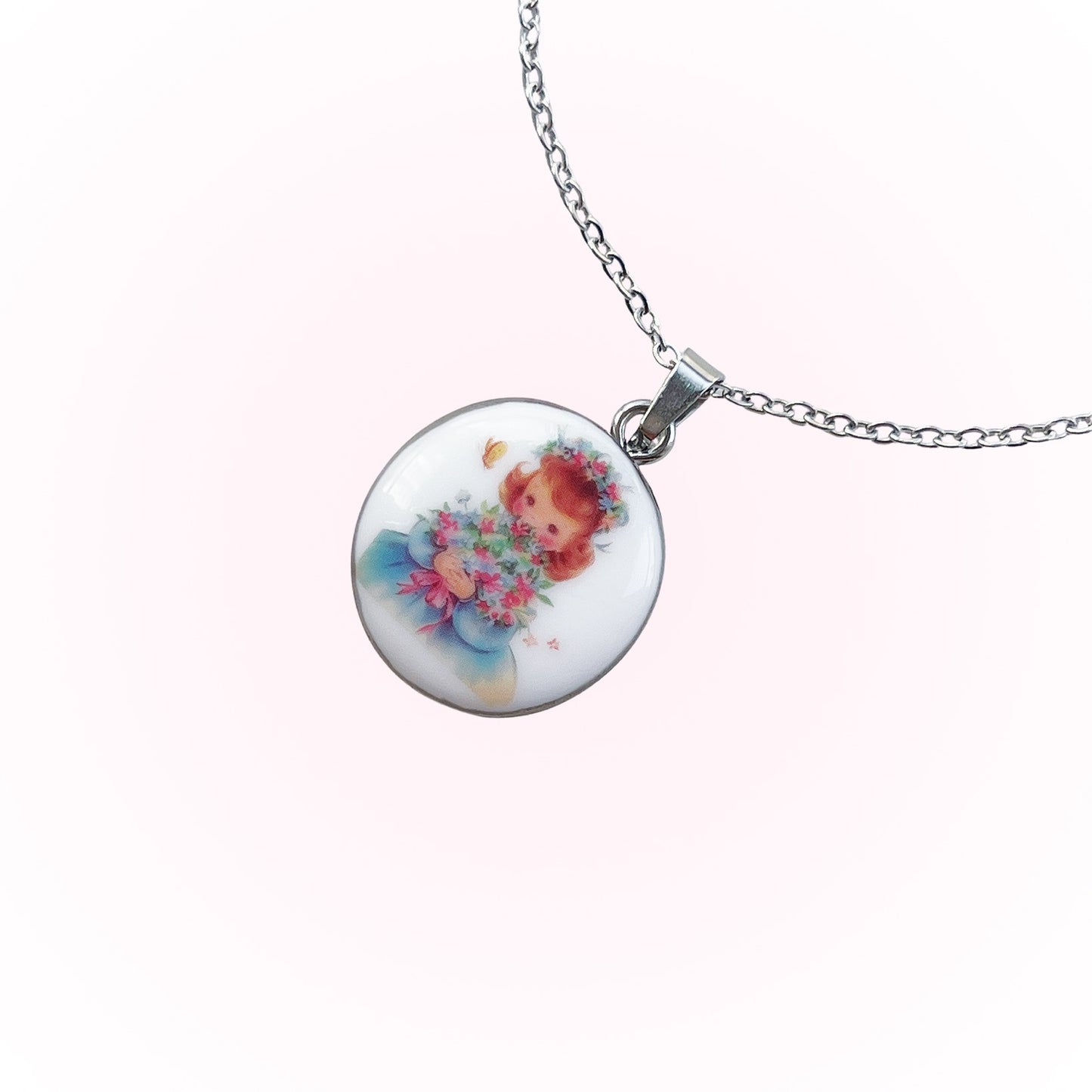 Flower princess necklace