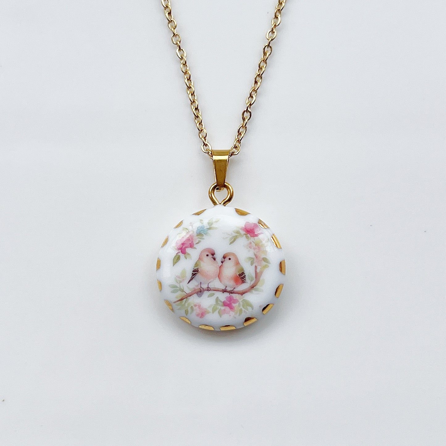 Love birds necklace