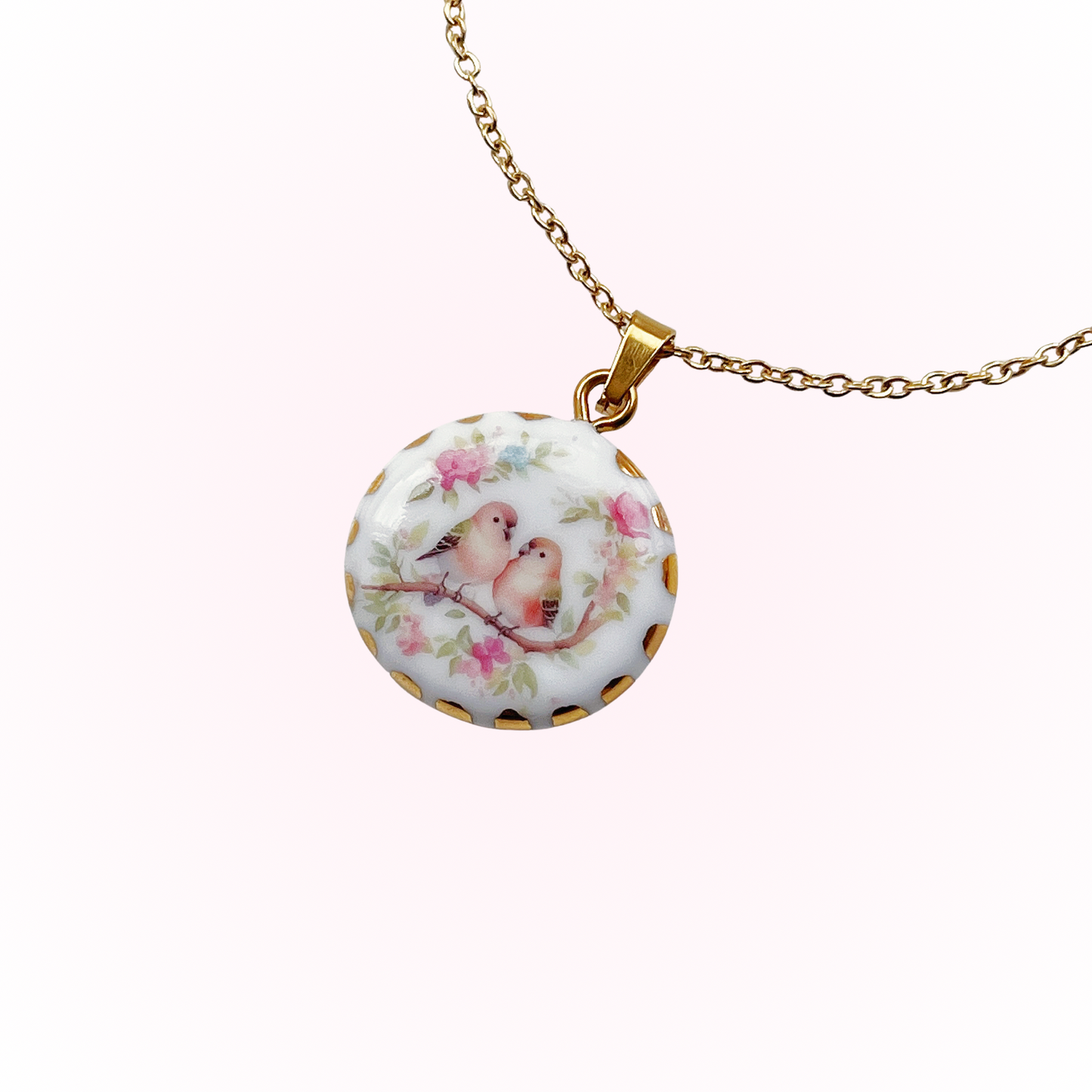 Love birds necklace