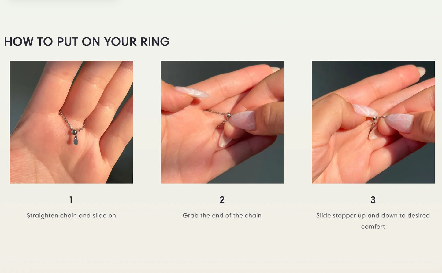 Iveline Chain Ring