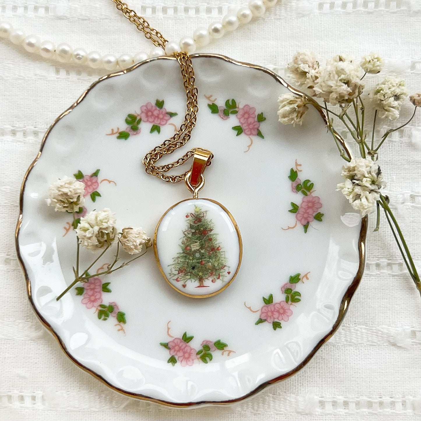 Christmas Tree Necklace