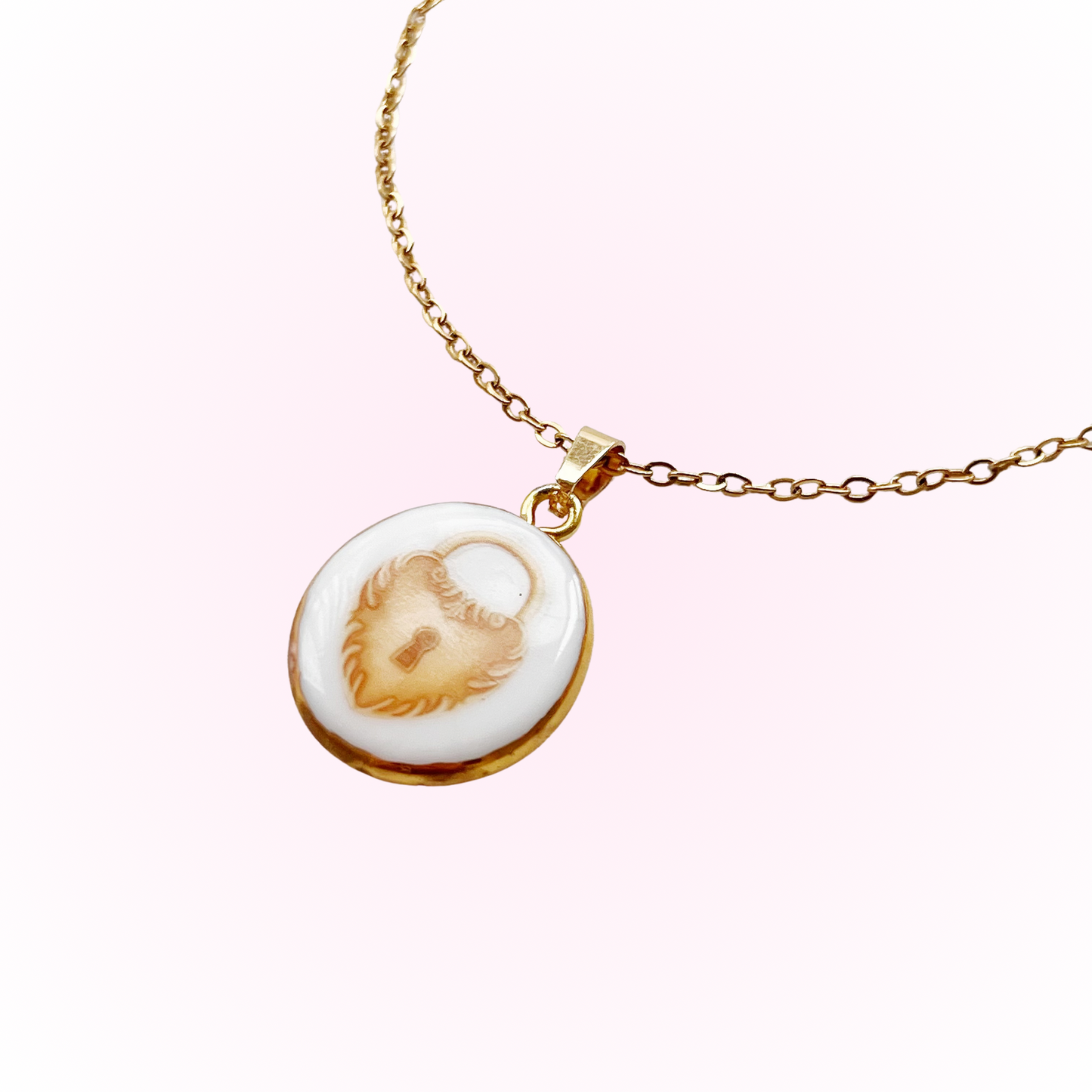 Lock & key necklace
