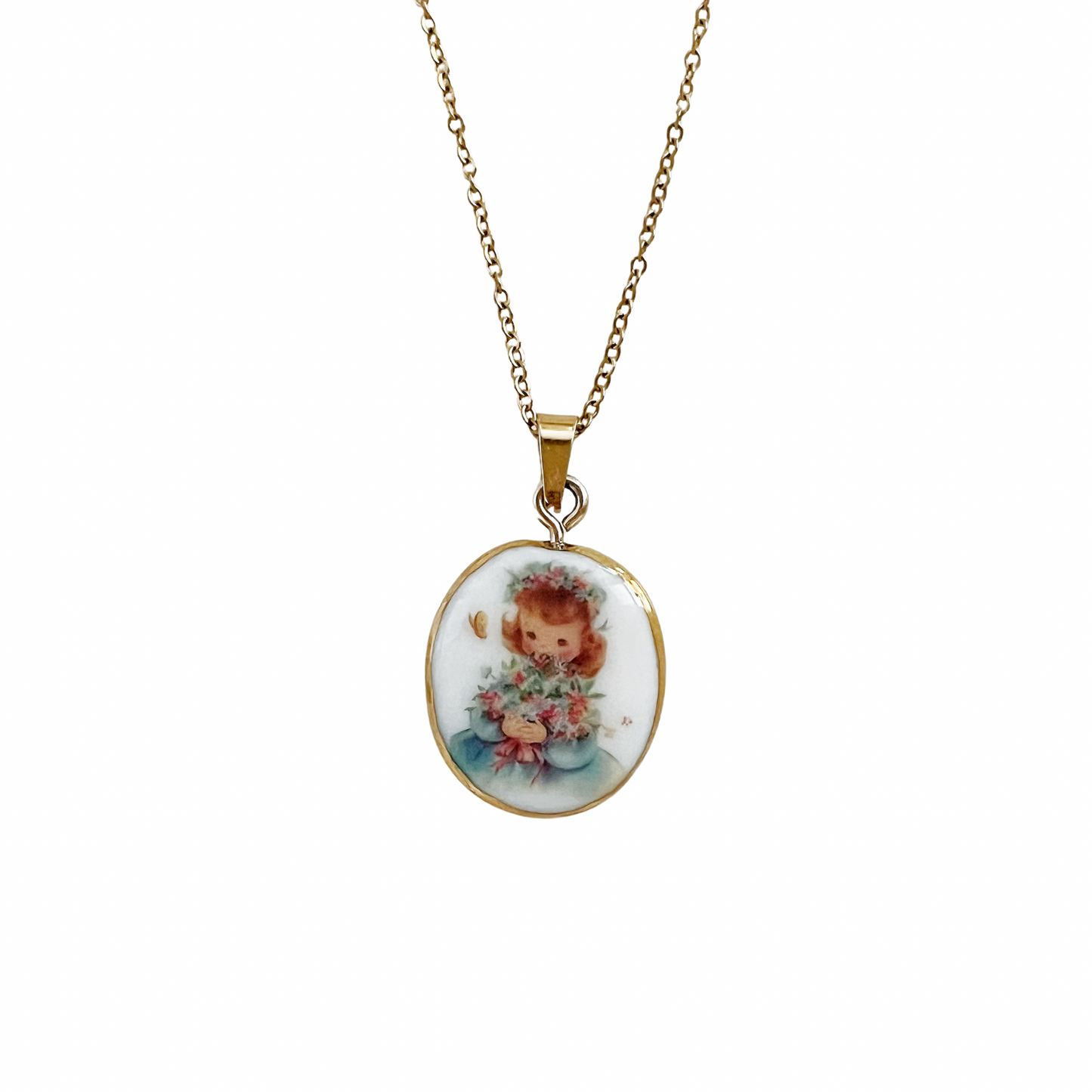 Flower princess necklace