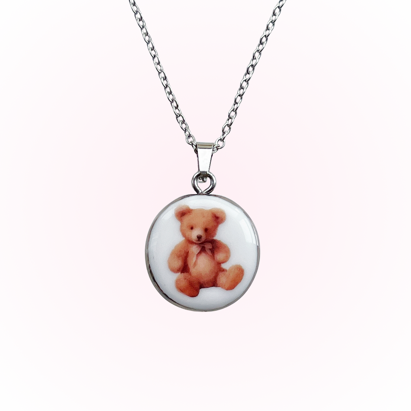 Teddy bear necklace