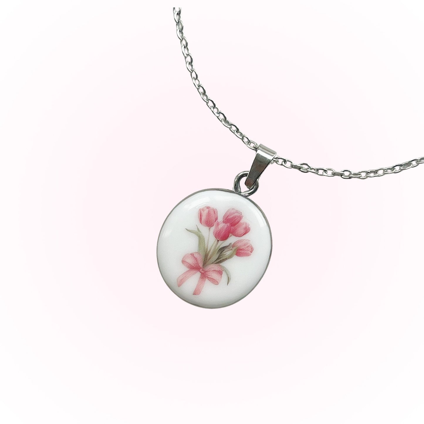 Tulips Bouquet Necklace