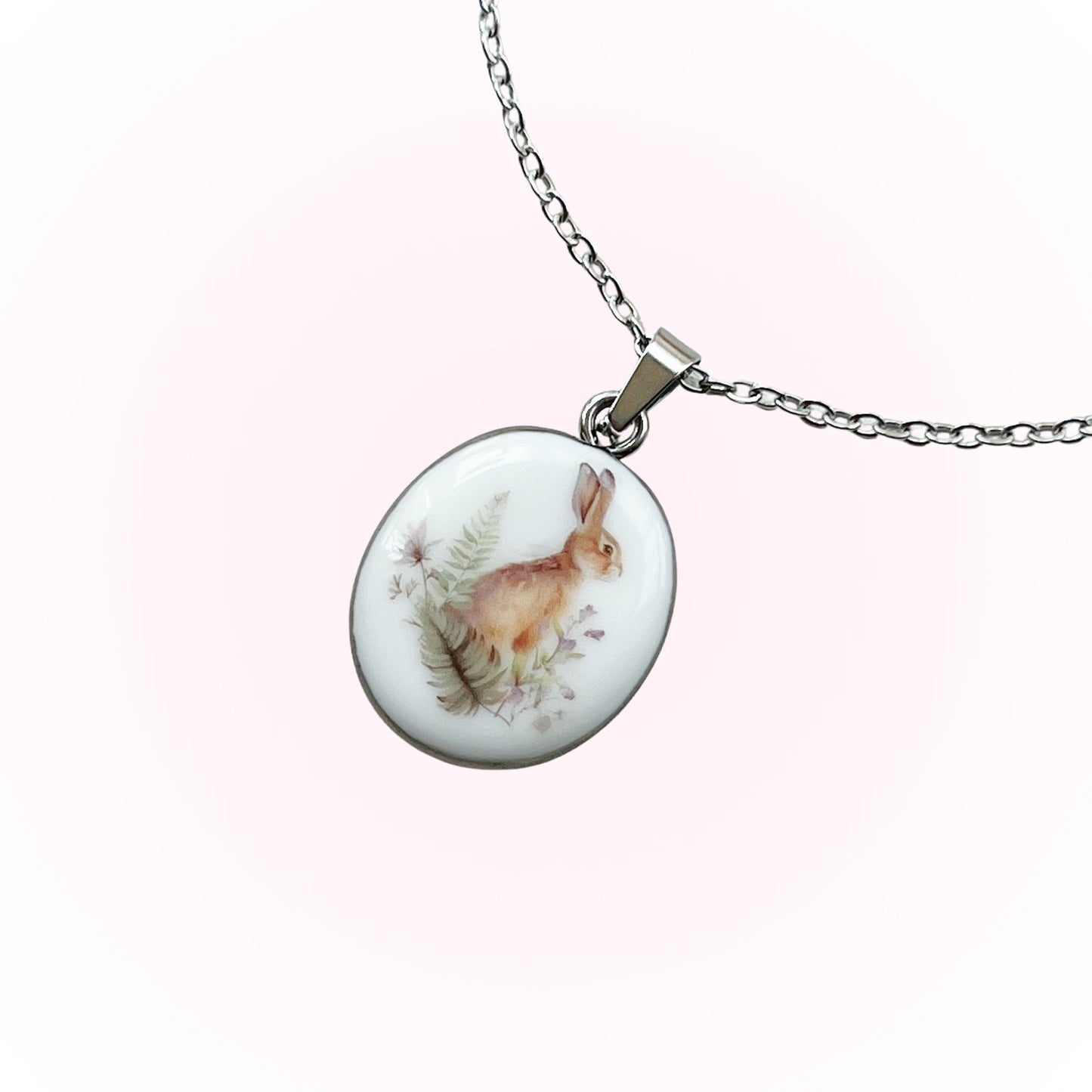 Cute honey bunny necklace