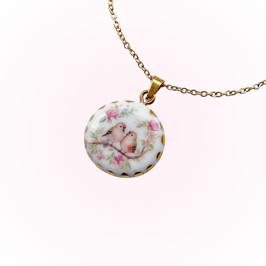 Love birds necklace