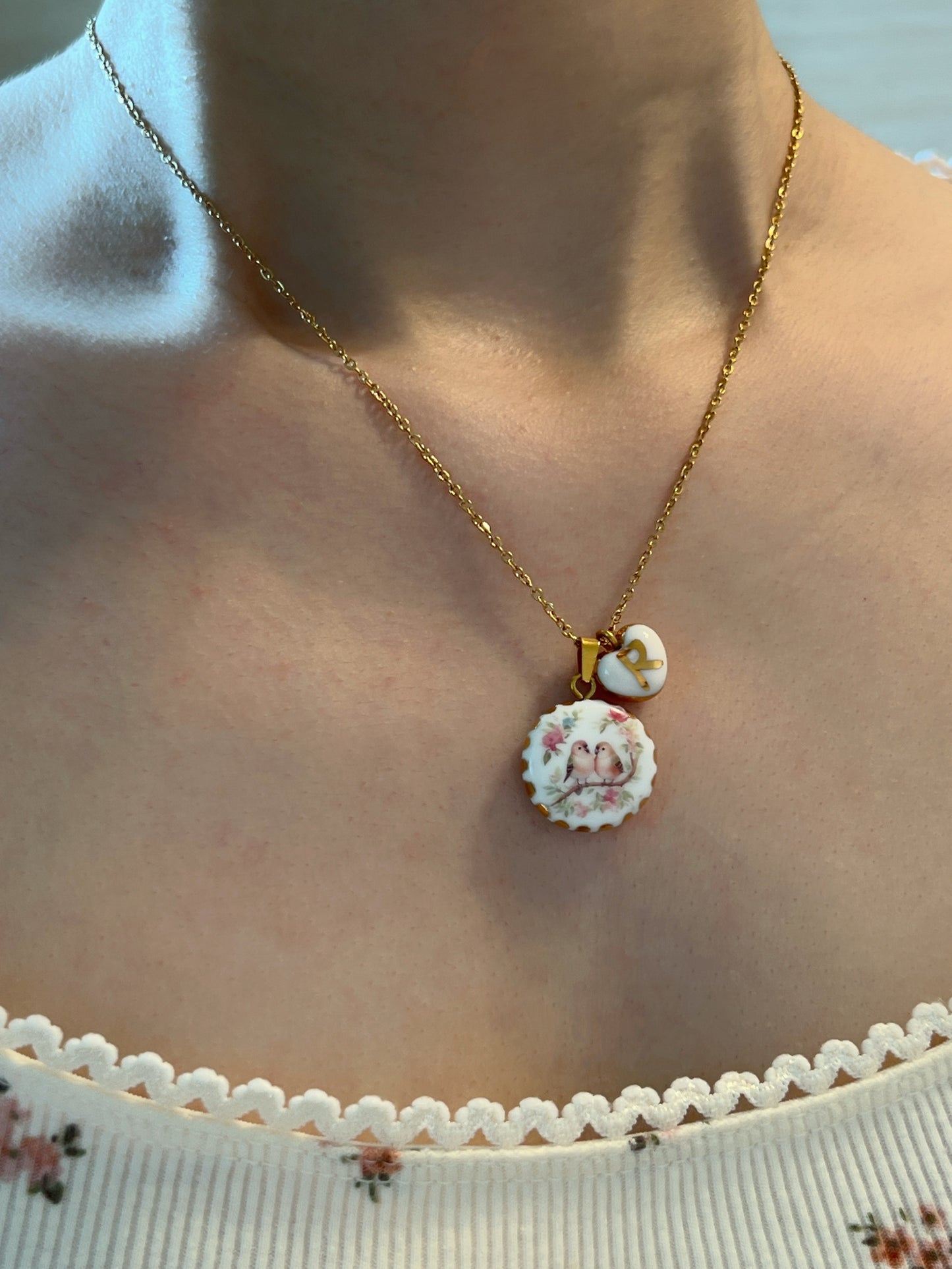 Love birds necklace