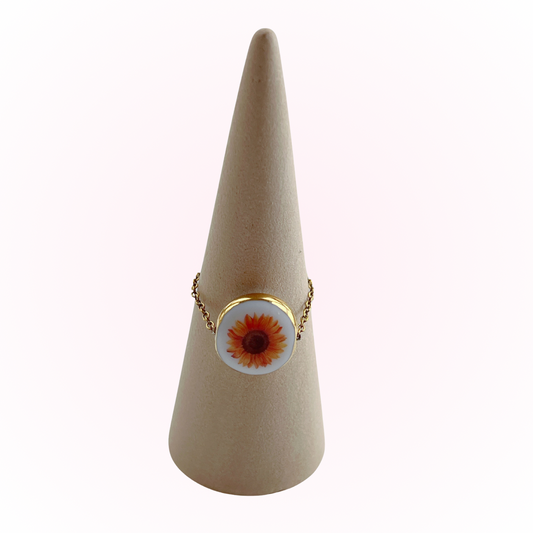 Sun Flower Chain Ring