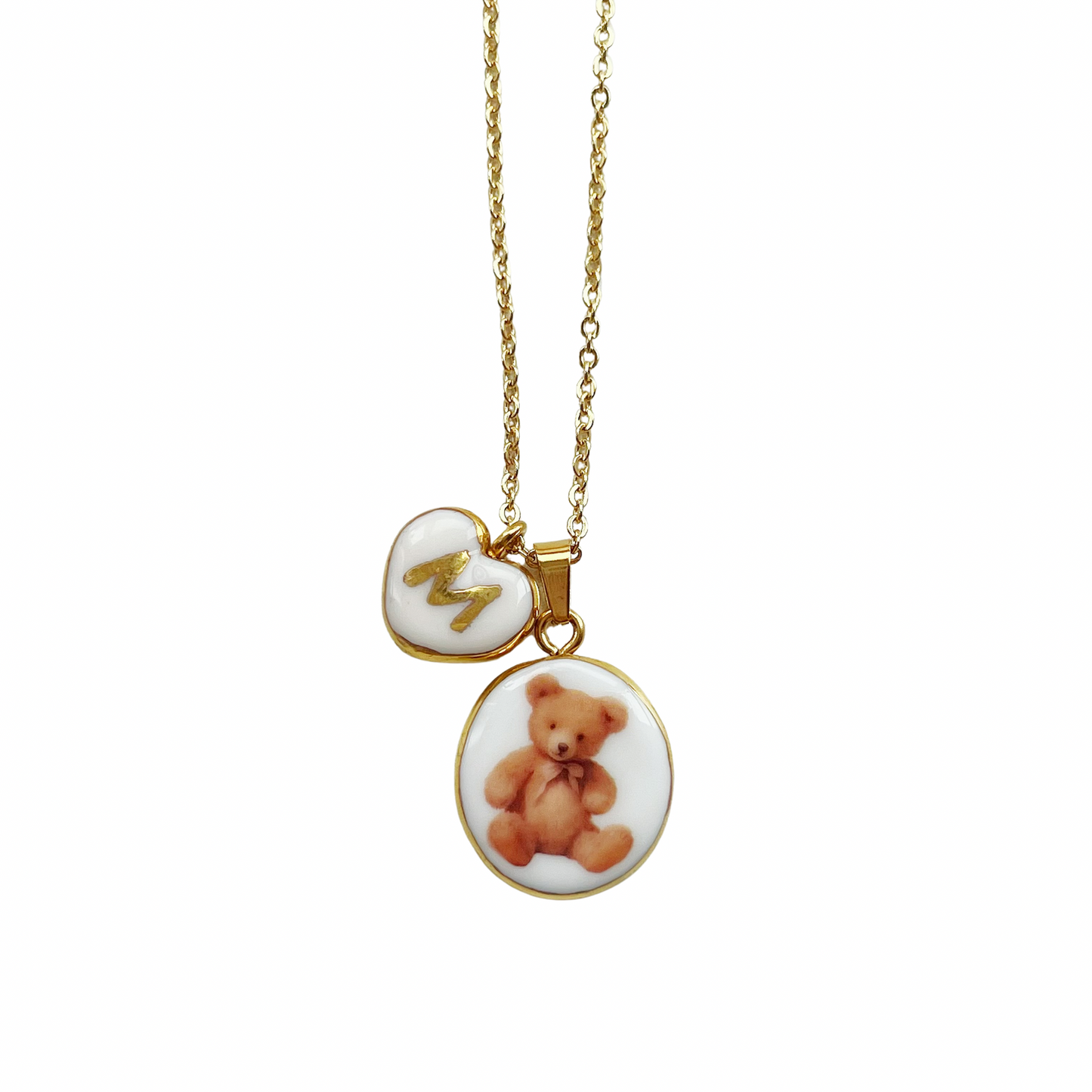 Teddy bear necklace
