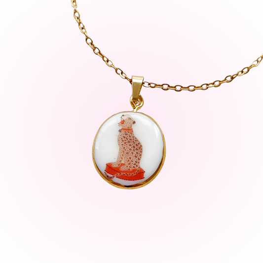 Powerful leopard necklace