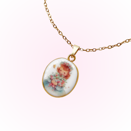 Flower princess necklace