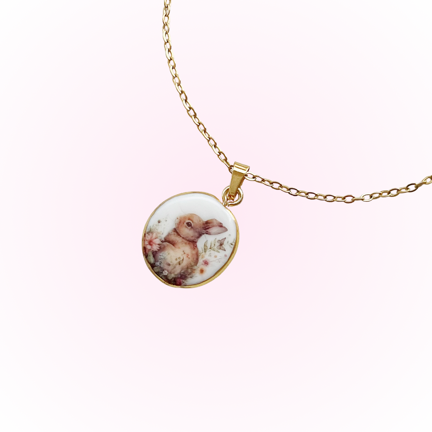 Cute bunny necklace