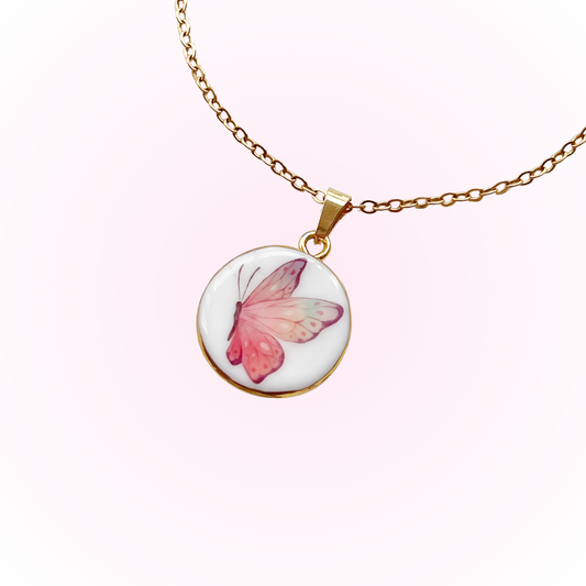 Beautiful butterfly necklace